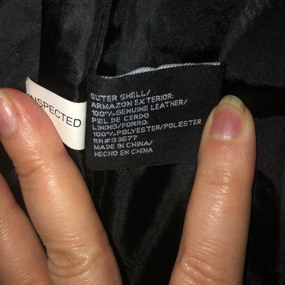 2 for $40 - Vintage East 5th women’s genuine leather jacket, black, size M - Picture 7 of 12